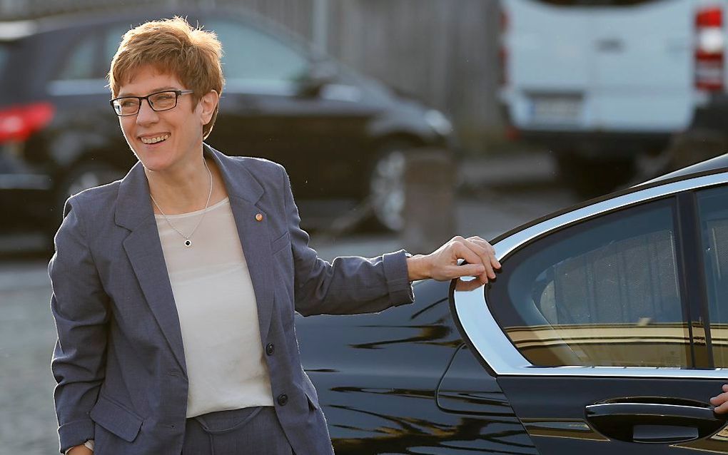 CDU-leider in Saarland Annegret Kramp-Karrenbauer. beeld EPA