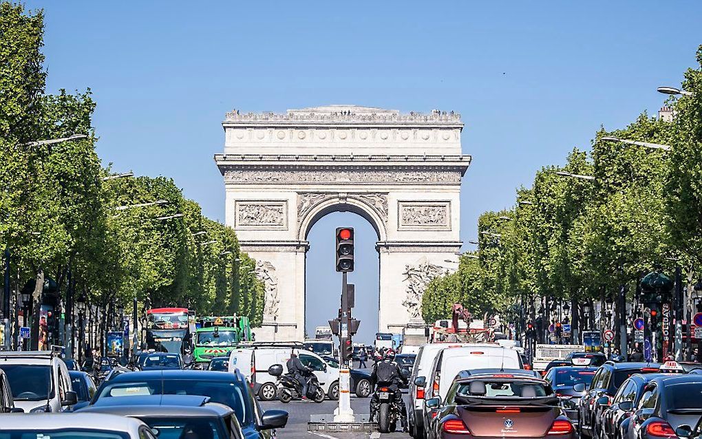 De Champs-Élysées in Parijs. beeld EPA