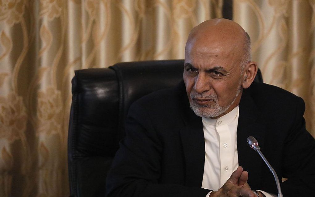 Ashraf Ghani. beeld AFP