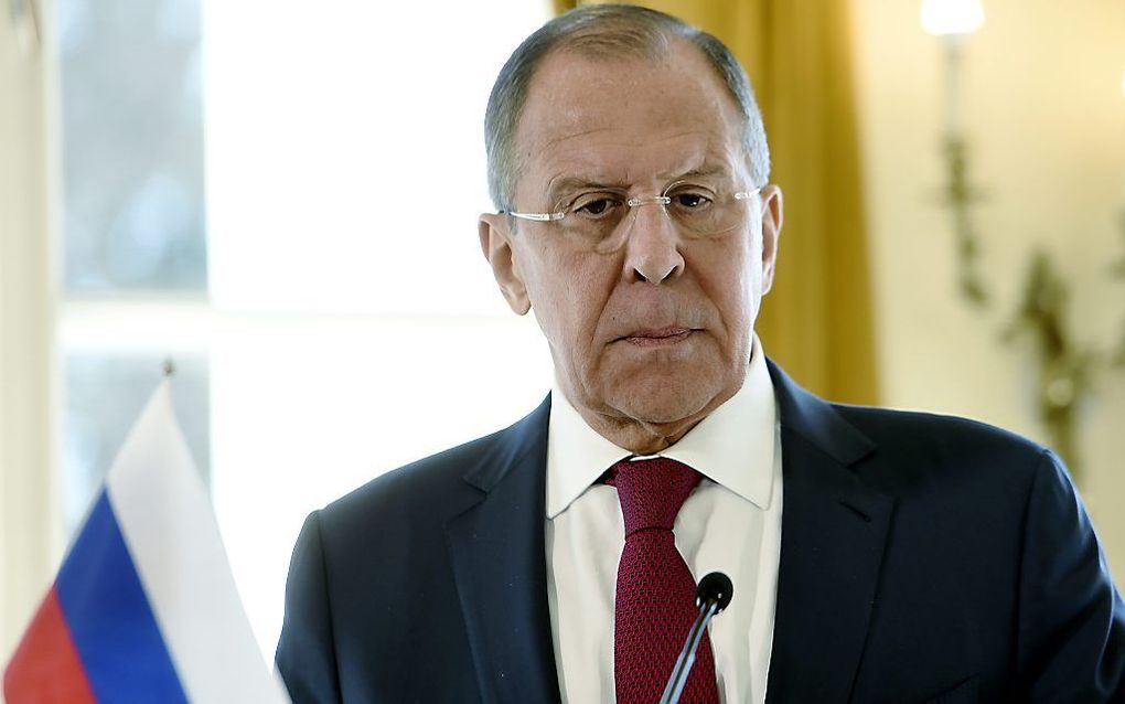 Lavrov. beeld AFP