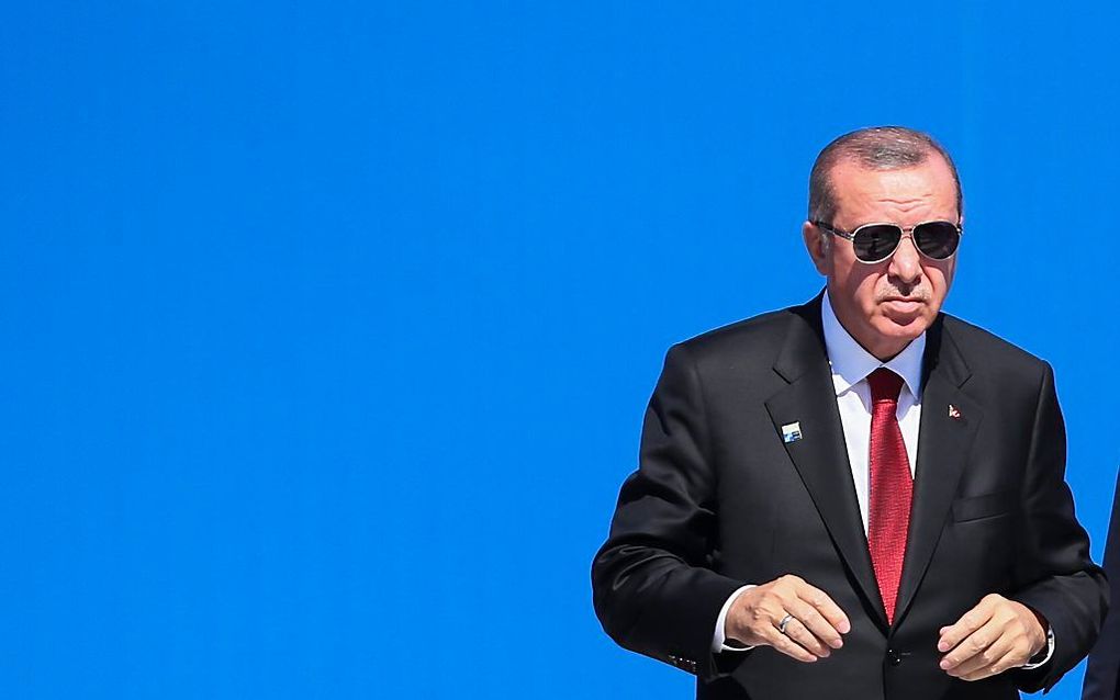 De Turkse president Erdogan. beeld ANP