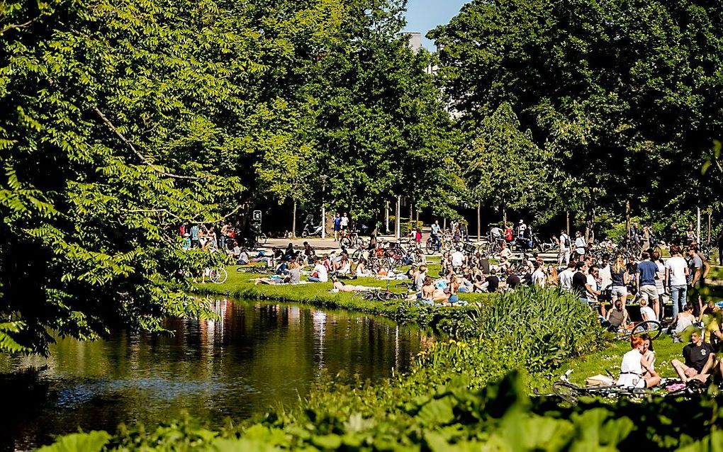 Het Vondelpark in Amsterdam. beeld ANP