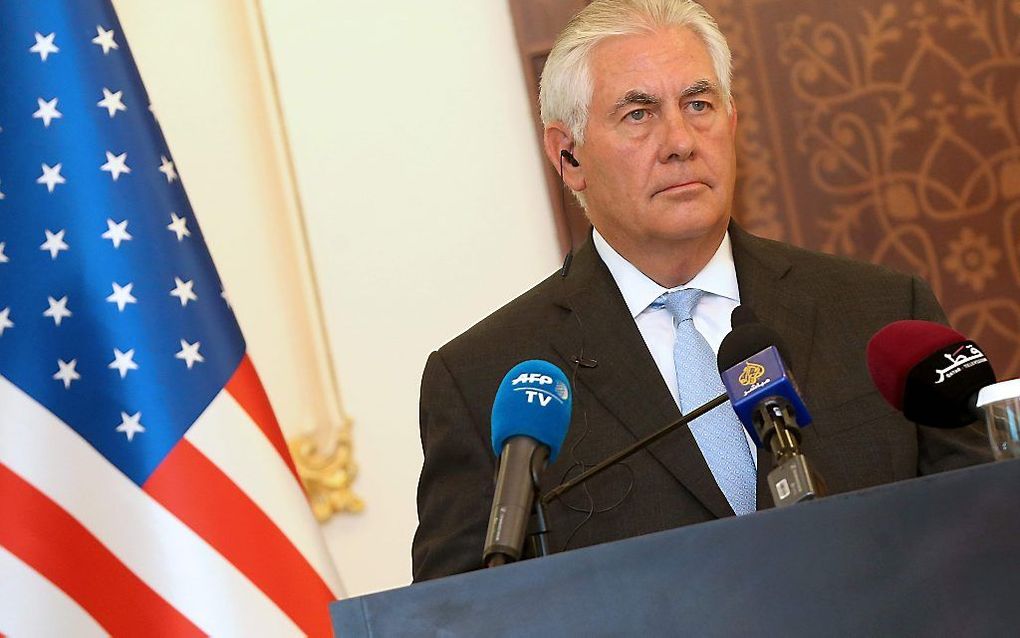 Tillerson. beeld AFP