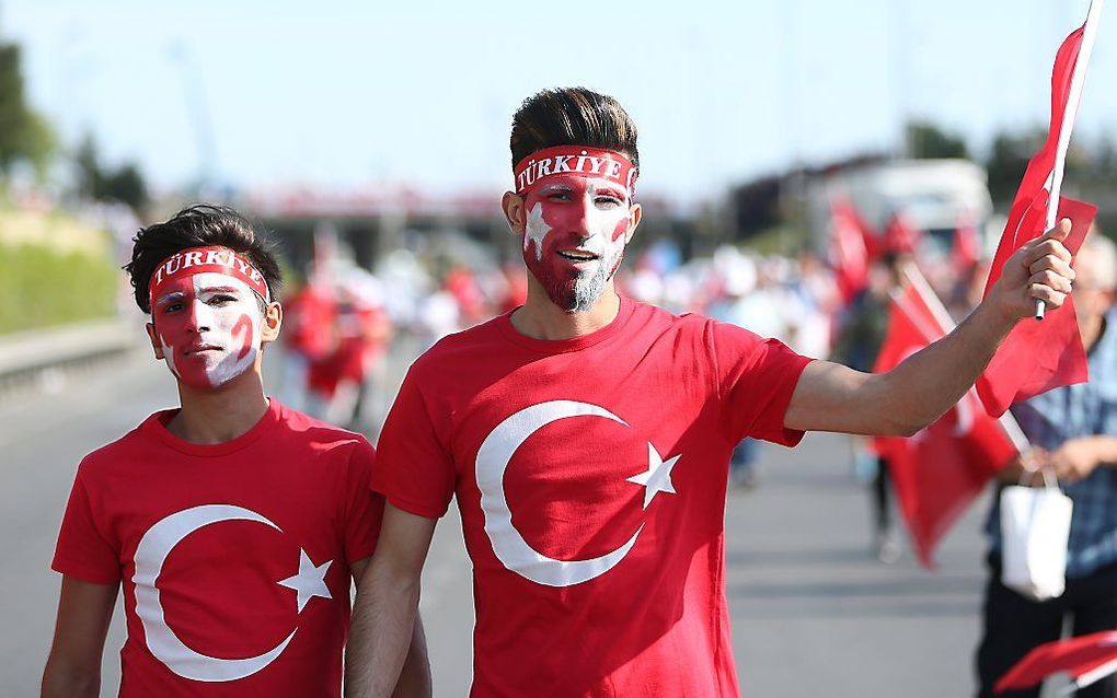 Turkije houdt Gülen verantwoordelijk voor de mislukte staatsgreep in 2016 en wil zijn uitlevering. beeld EPA