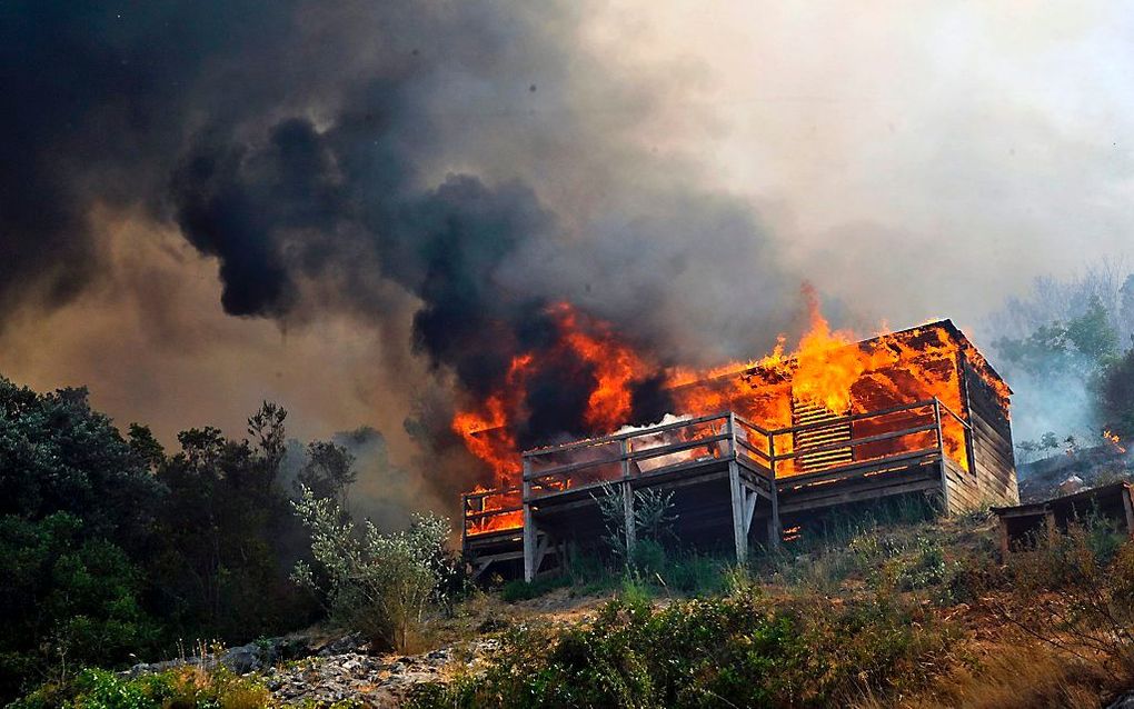 Brand in Montenegro. beeld AFP