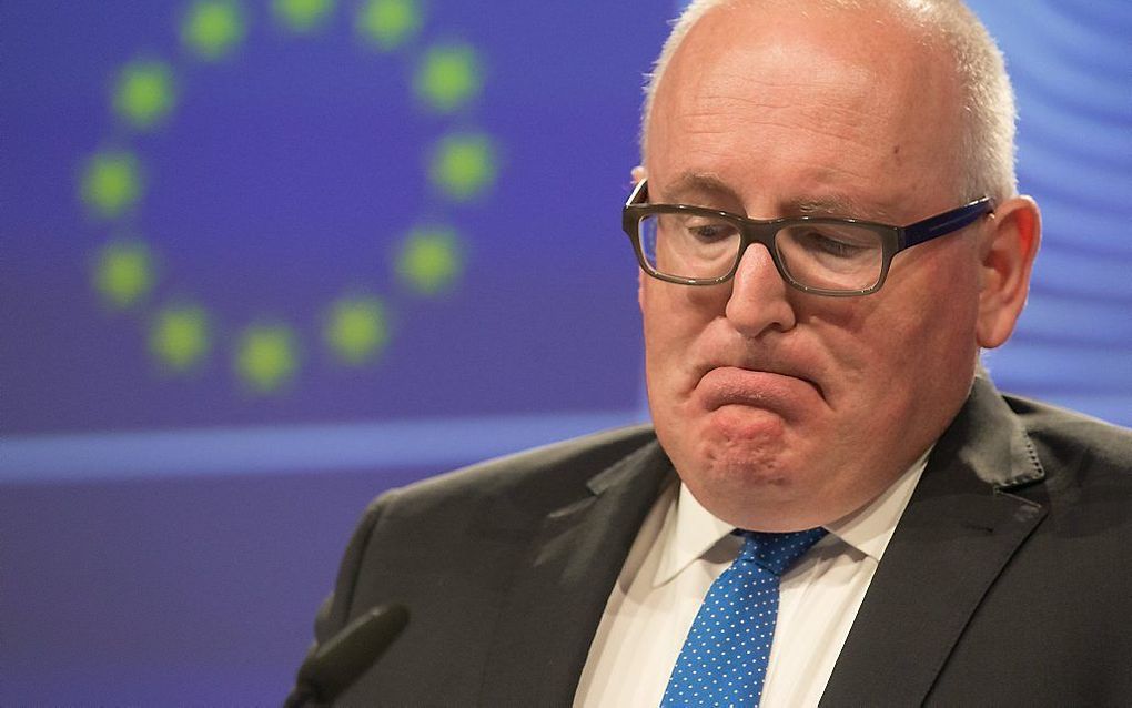 Timmermans. beeld EPA