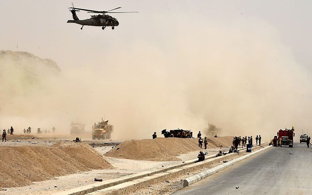 Amerikaanse militairen in Afghanistan. beeld AFP