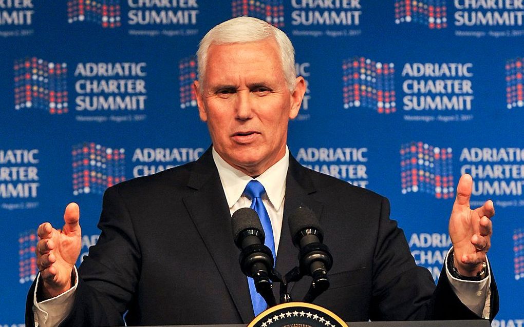 Vicepresident Mike Pence zei dat de Balkan “in het Westen” ligt. Daar waren de Russen niet blij mee. beeld EPA