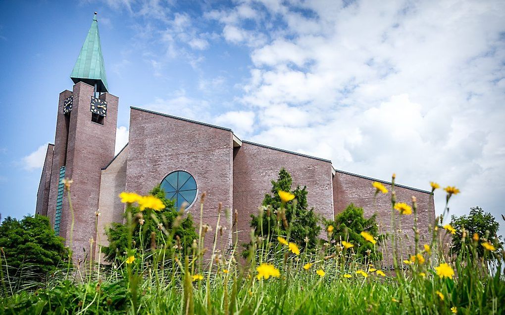 De KLS hield haar voorjaarsvergadering in kerkgebouw De Hoeksteen in Barneveld. beeld ANP, Rob Engelaar.