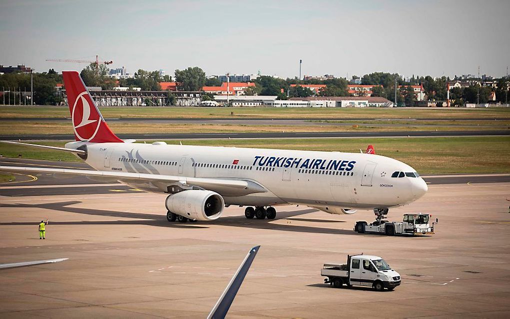 Een toestel van Turkish Airlines. beeld AFP