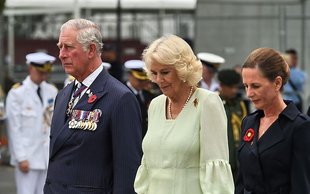 De Britse kroonprins Charles en zijn vrouw, Camilla. beeld AFP