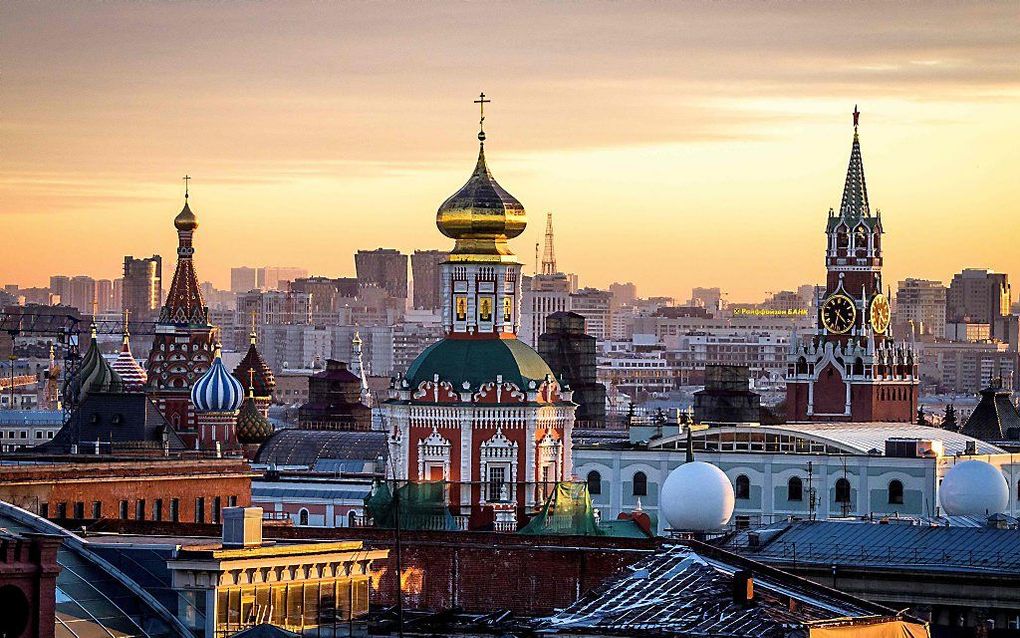 „Het Kremlin volgt een steeds intensiever programma van homogenisering, waarbij de steun voor minderheidstalen geleidelijk verdwijnt.” Foto: Moskou, met onder meer het Kremlin. beeld AFP, Mladen Antonov