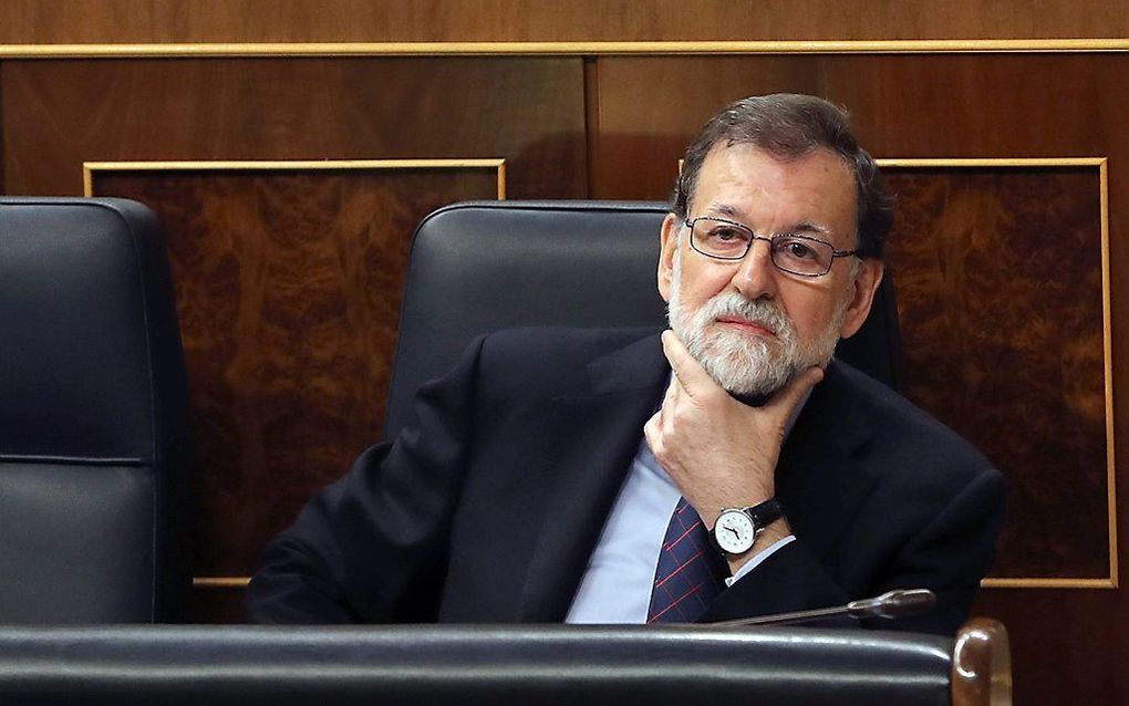 Premier Rajoy. beeld EPA