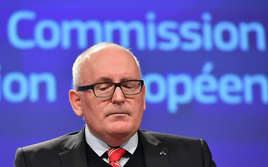 Timmermans. beeld AFP