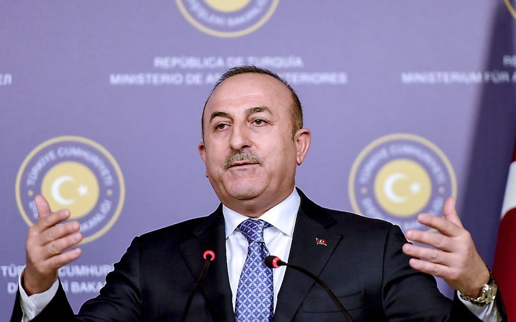 Mevlüt Cavusoglu. beeld AFP