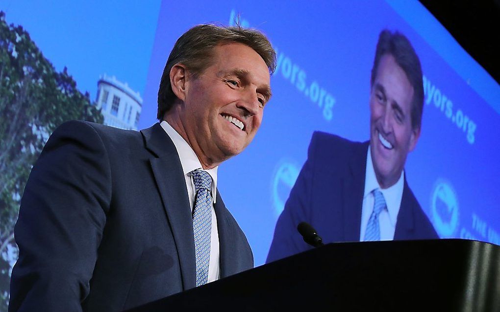 Jeff Flake. beeld AFP