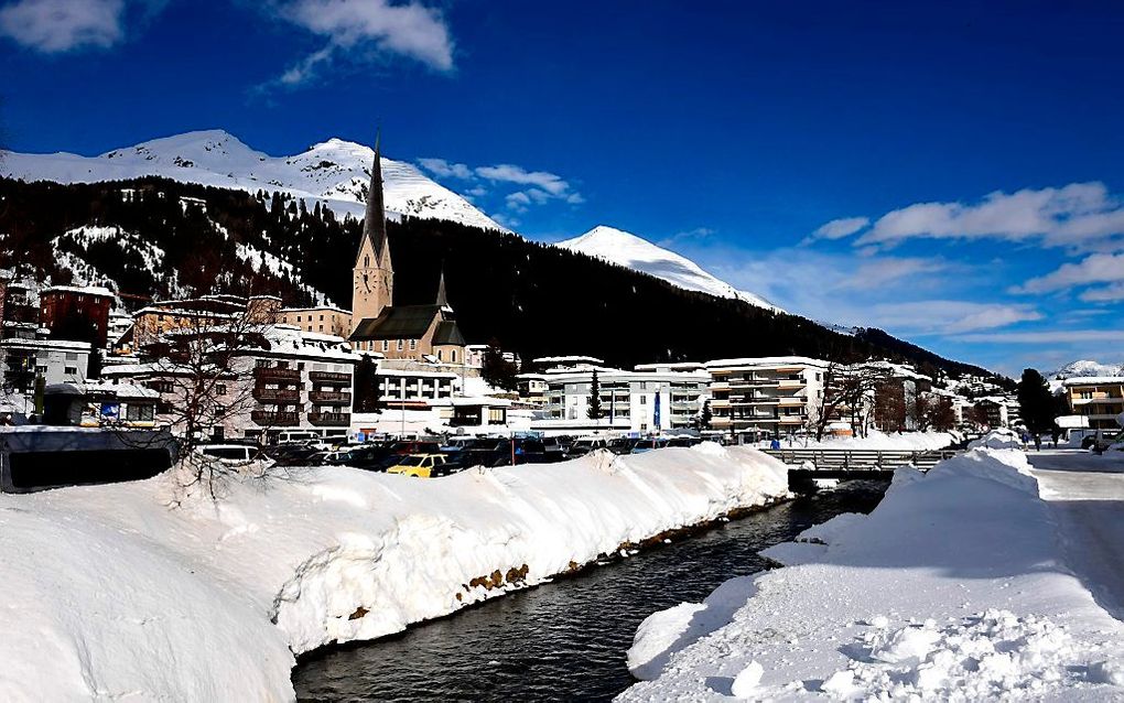 „Afgelopen week vergaderde het World Economic Forum in Davos.” beeld AFP, Miguel Medina