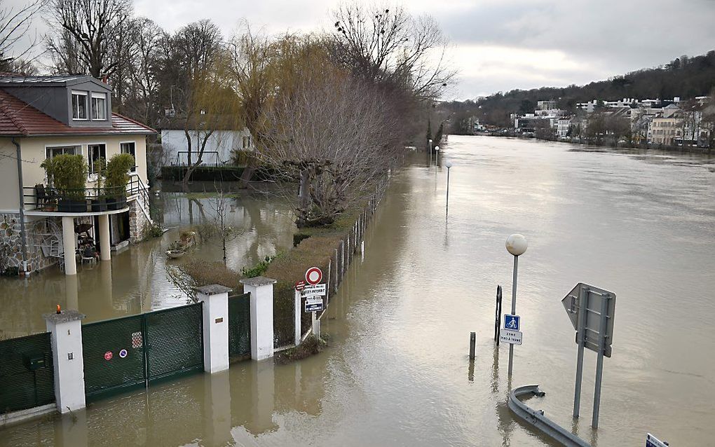 De Seine ten westen van Parijs. beeld AFP