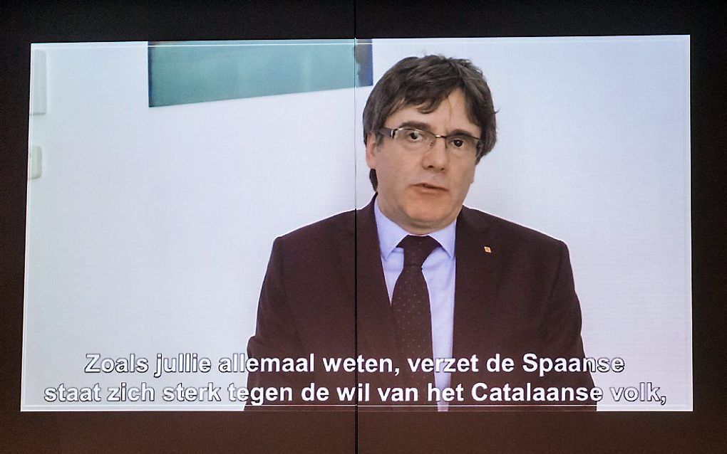 Puigdemont. beeld EPA