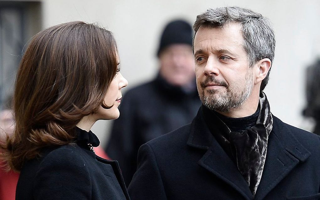 De Deense kroonprins Frederik en prinses Mary. beeld EPA