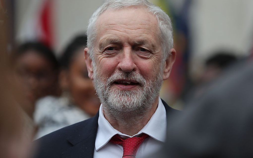 De Britse oppositieleider Jeremy Corbyn. beeld AFP