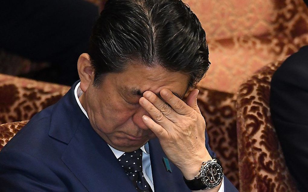 Shinzo Abe. beeld AFP