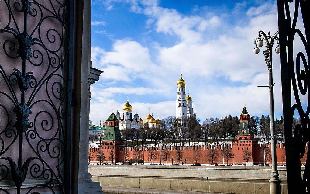 Blik op het Kremlin. beeld AFP