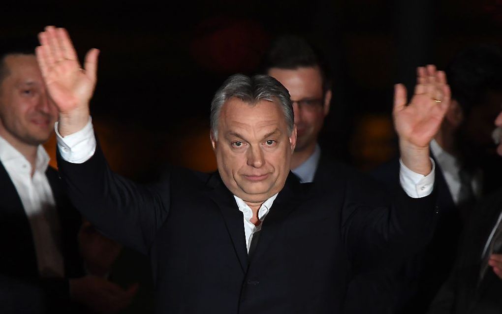 Orbán. beeld AFP