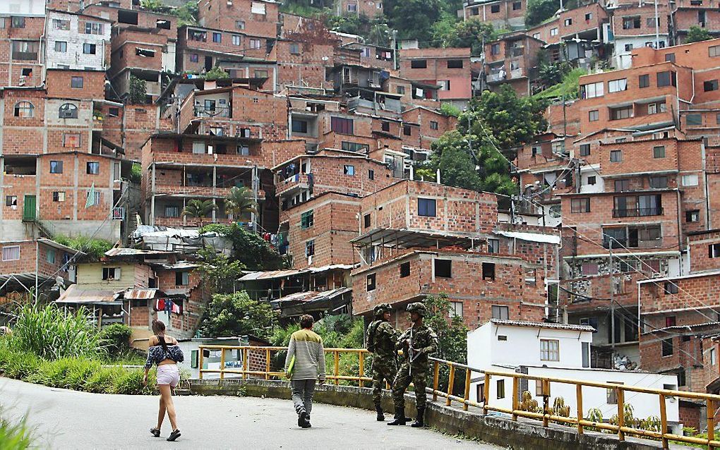 De Colombiaanse stad Medellín. beeld EPA