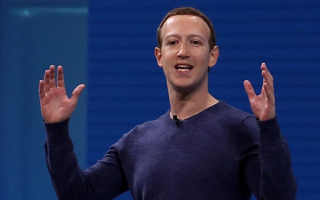 Facebook-topman Mark Zuckerberg. beeld AFP