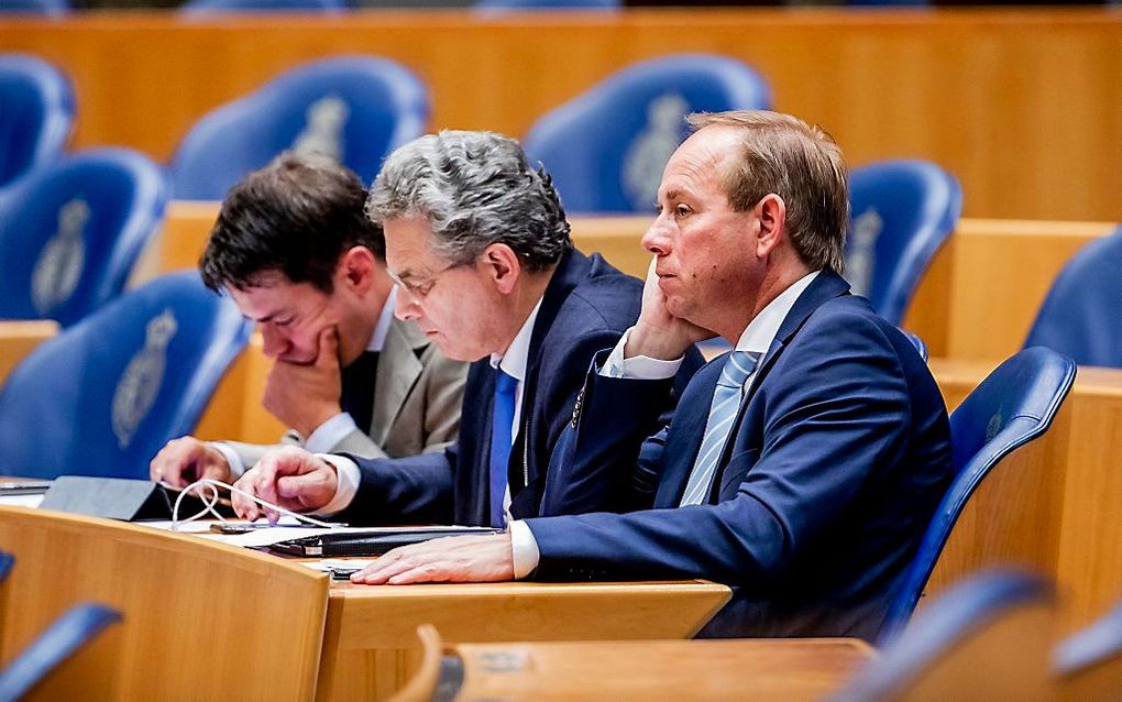 SGP-fractie in Tweede Kamer, beeld ANP, Remko de Waal.