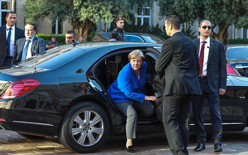 De Duitse bondskanselier Merkel. beeld AFP