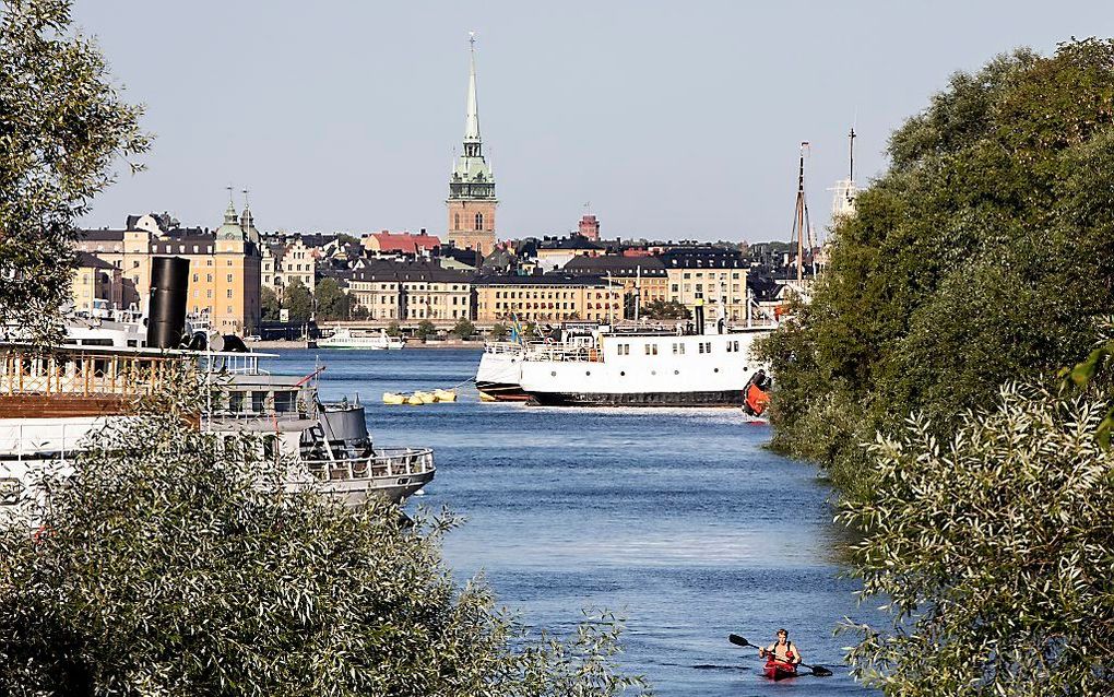 Hittegolf in Stockholm. beeld EPA