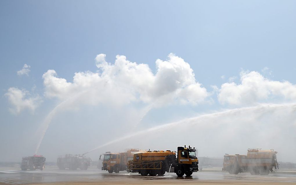 Ook Zuid-Korea heeft te kampen met een hittegolf. beeld EPA