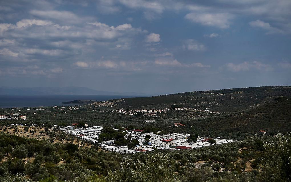 Moria, Lesbos. beeld AFP