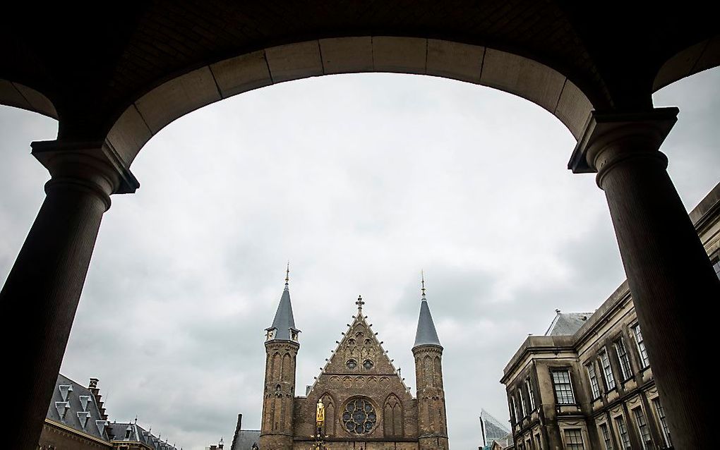 „Ook het Binnenhof geldt als bezet gebied.” beeld ANP