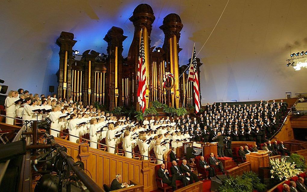 Het Mormon Tabernacle Choir. Beeld EPA