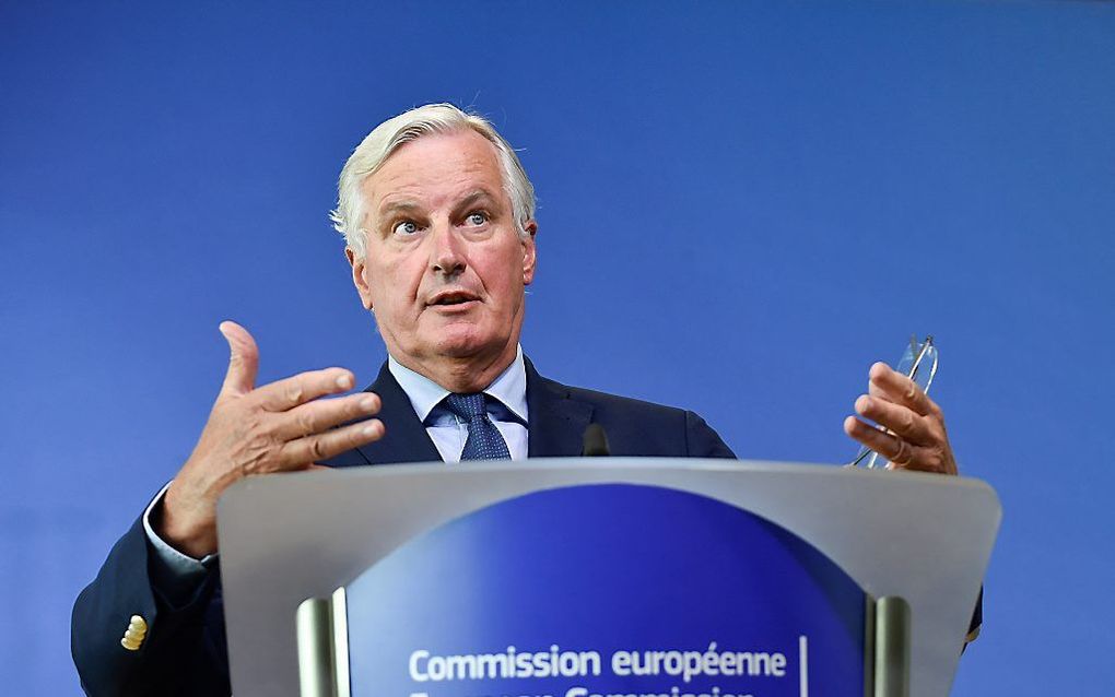 Michel Barnier. beeld AFP