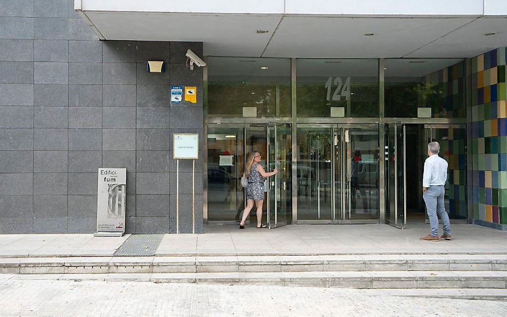 De rechtbank van Granollers waar Jos B. wordt verhoord. beeld ANP