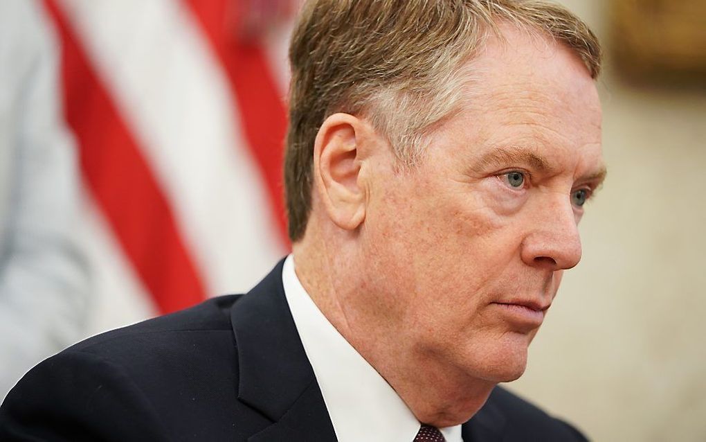 Robert Lighthizer. beeld AFP