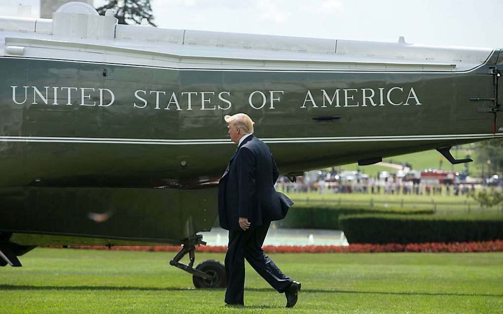 De Amerikaanse president Trump. beeld EPA