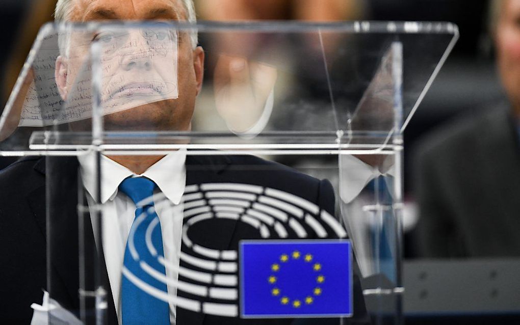 De Hongaarse premier Viktor Orban. beeld EPA