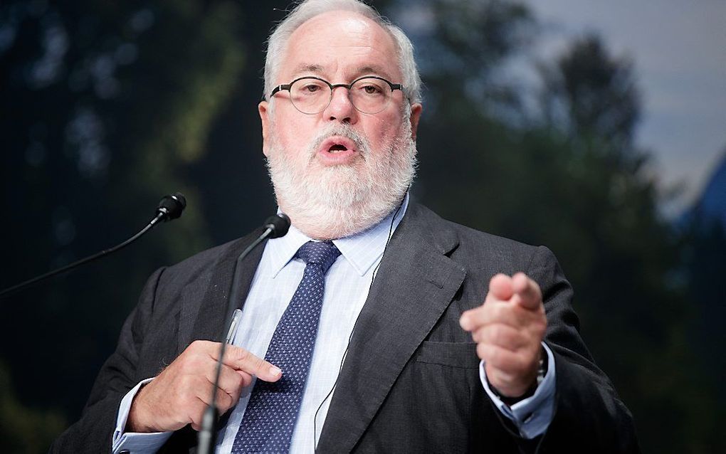 EU-commissaris Miguel Arias Cañete (Klimaat). beeld AFP