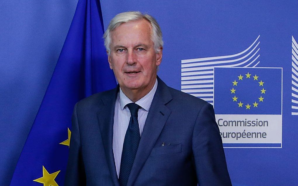 Michel Barnier. beeld AFP