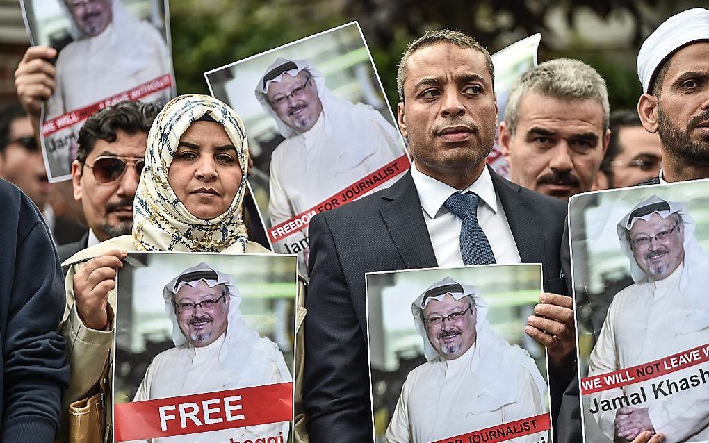 Turkse autoriteiten houden er rekening mee dat journalist Khashoggi, die ook werkt voor The Washington Post en bekend staat als een criticus van de Saudische kroonprins, is vermoord in het consulaat van Saudi-Arabië. beeld AFP