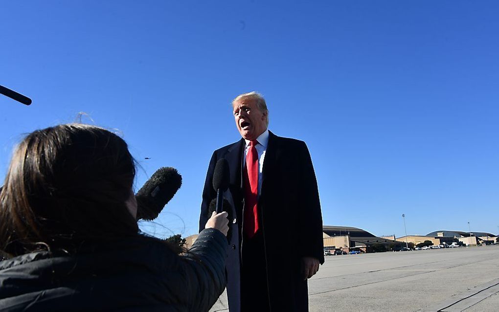 De Amerikaanse president Donald Trump. beeld AFP