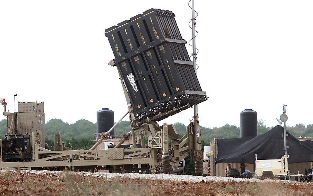 Israël kan veel rakketten onderscheppen met haar raketafweersysteem. beeld AFP