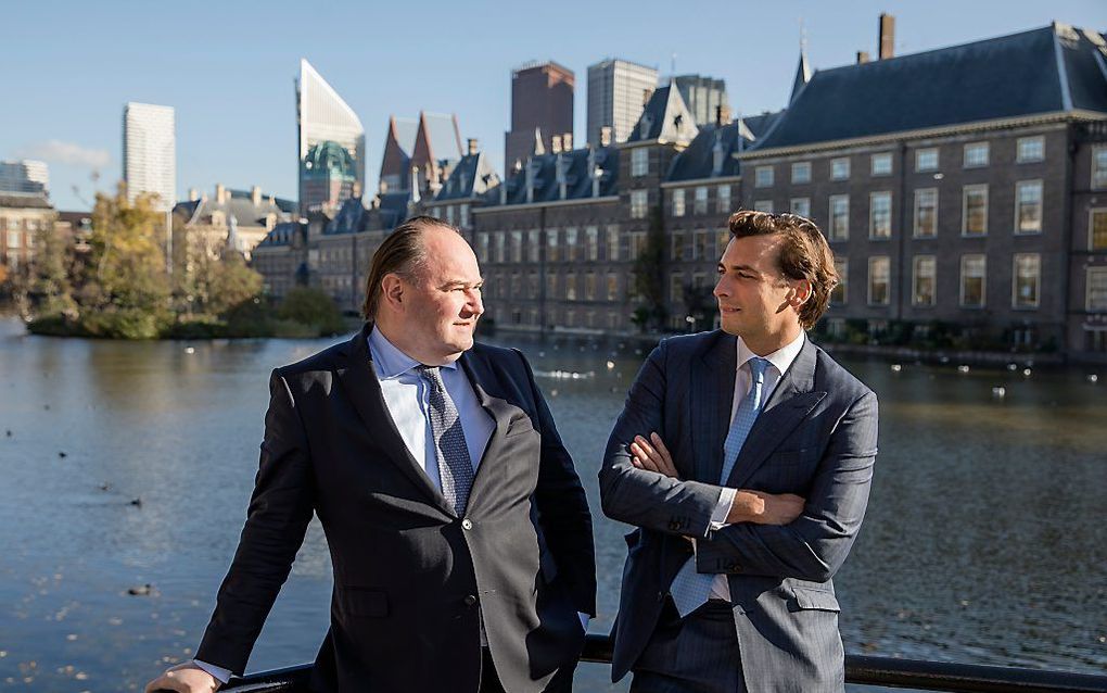 Henk Otten (l.) en Thierry Baudet. beeld ANP, Bart Maat