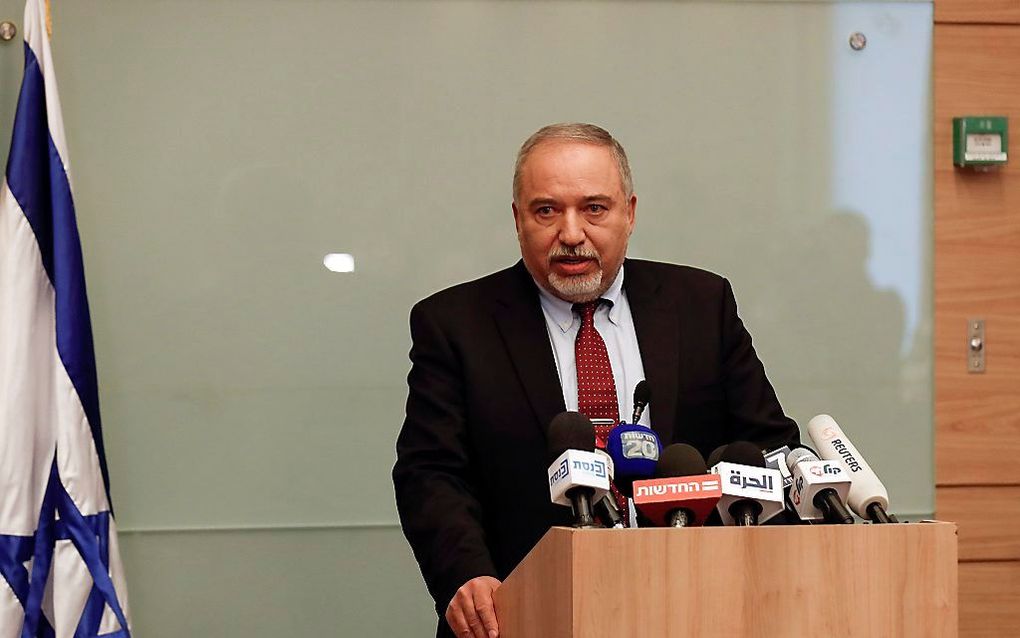 Avigdor Lieberman. beeld EPA