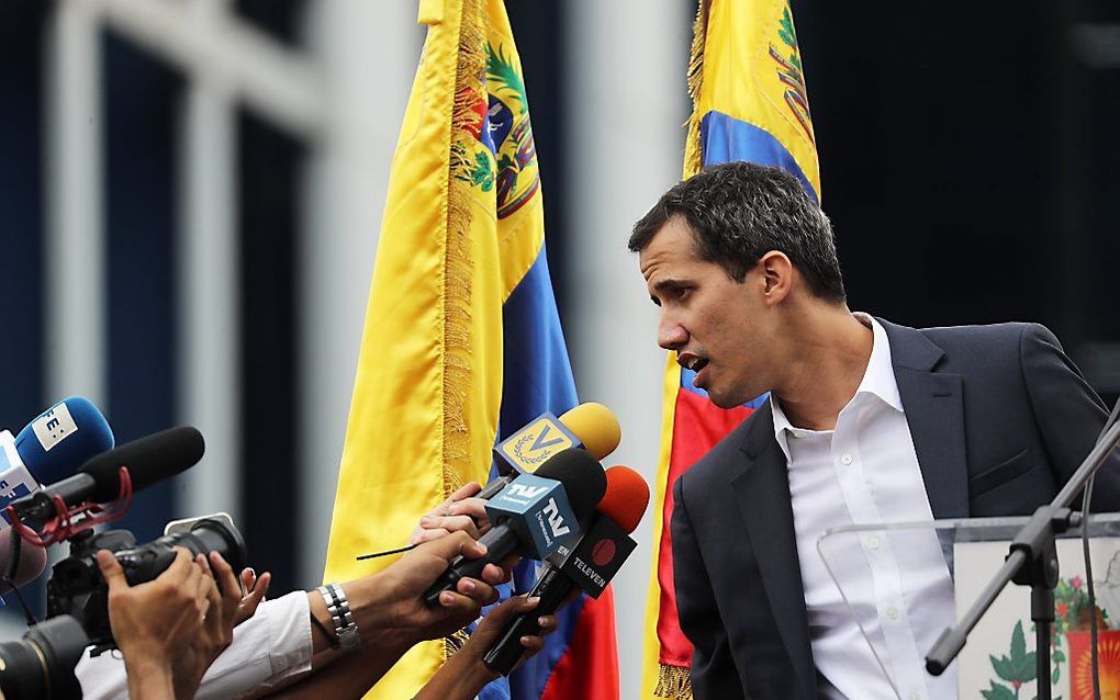 Juan Guaidó Márquez.  beeld EPA